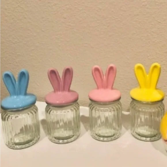 Easter Glass Jars canisters - Picture 3 of 3